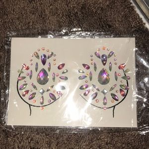 Rave body jewels for chest
